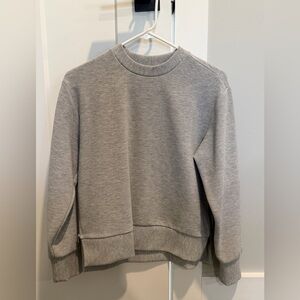 CALIA by Carrie Underwood Gray Ribbed Crew Neck